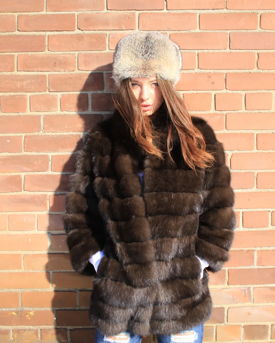 Russian sable jacket